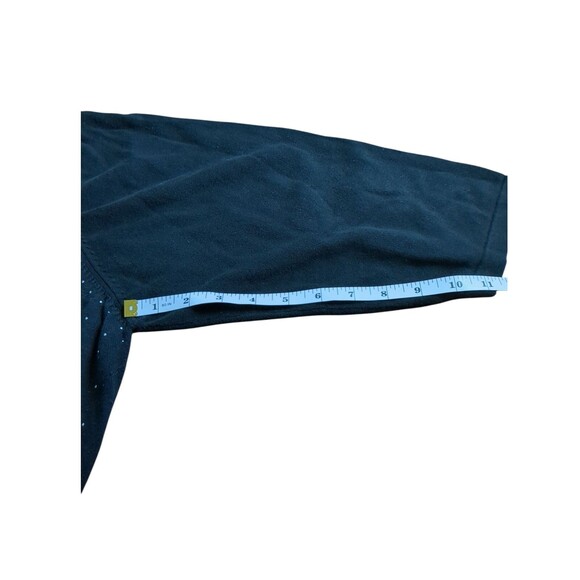 C.D. Daniels Womens Black 1X Sweater Bedazzled With Rhinestones - Picture 10 of 10